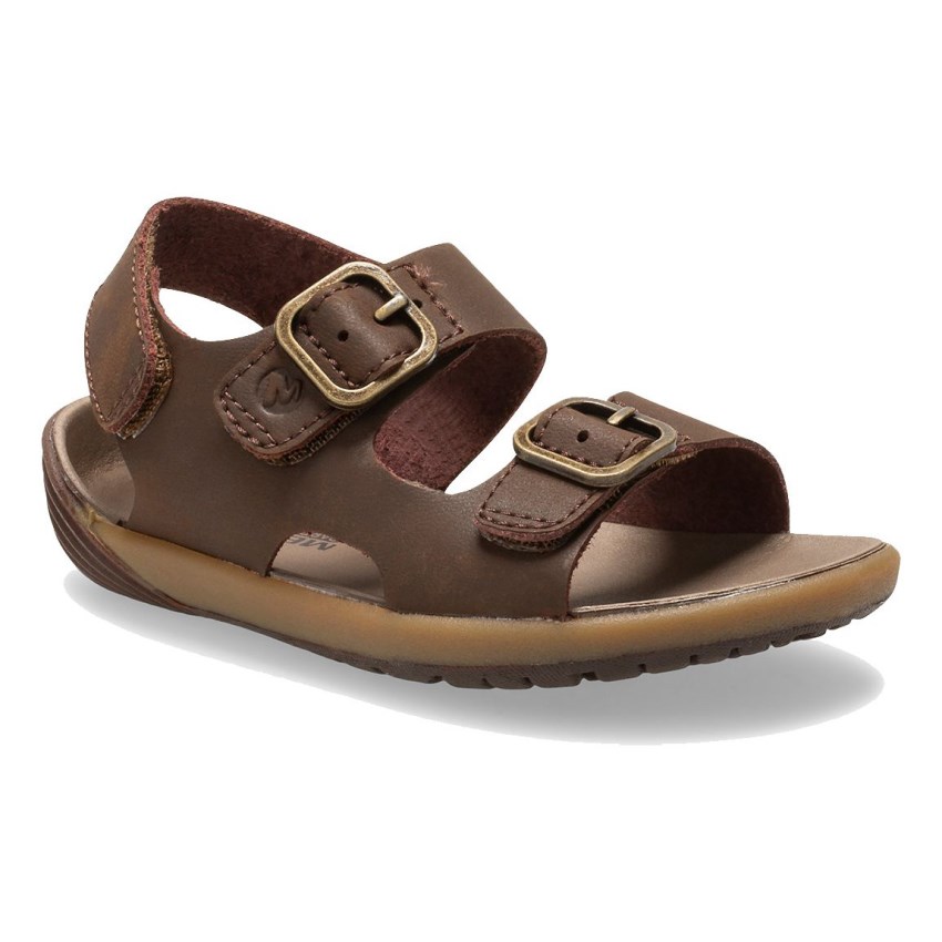 Sandales Merrell Bare Steps Marron Foncé Enfant | G.G.CONX